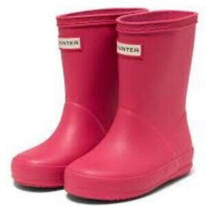 Hunter original classic rain boots pink size 5